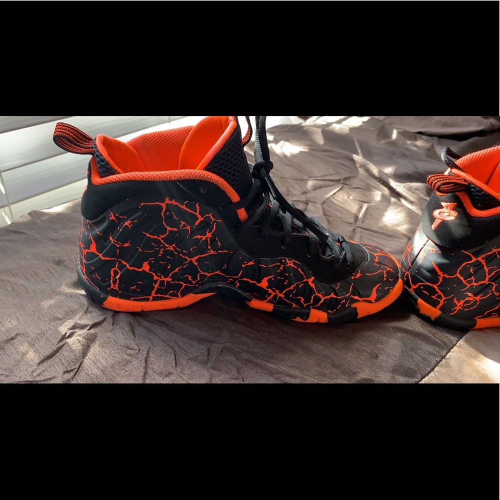 Nike Lil Posite Magma Lava 5.5Y like new condition - Picture 1 of 4